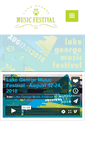 Mobile Screenshot of lakegeorgemusicfestival.com