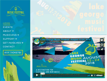 Tablet Screenshot of lakegeorgemusicfestival.com